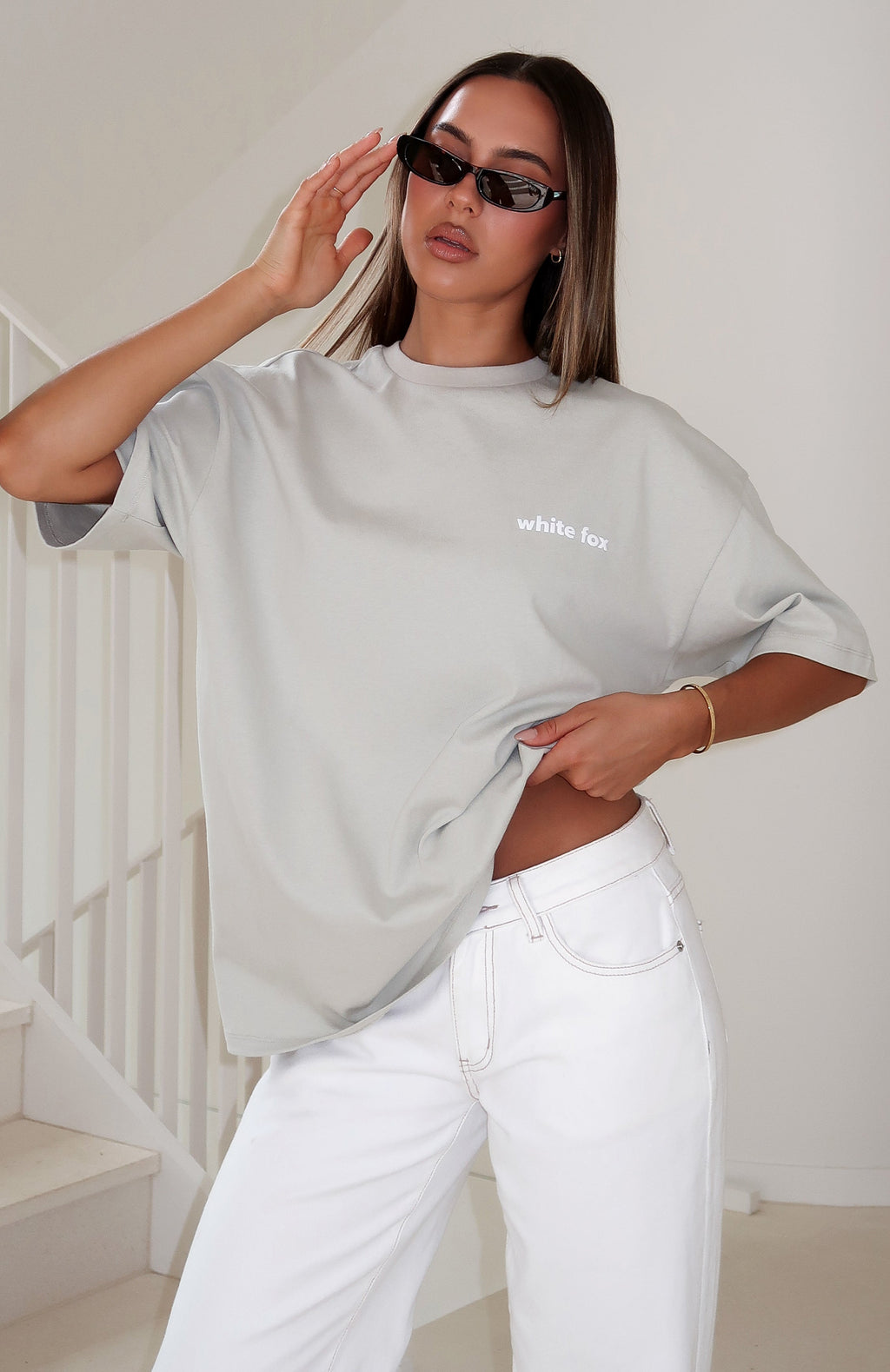Trending No Mercy Oversized Tee Sage