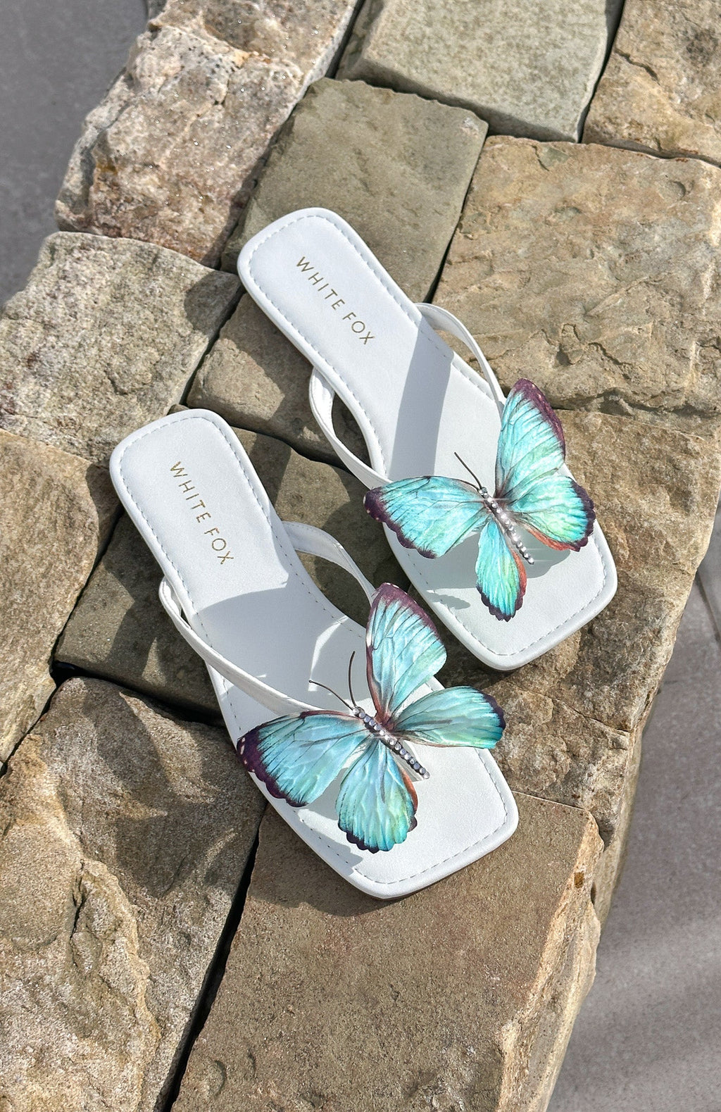 Trending Noelle Sandals WhiteAqua