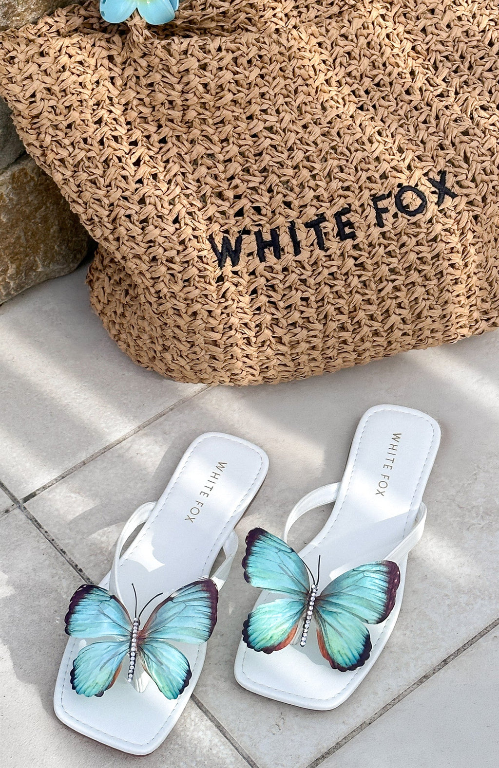 Trending Noelle Sandals WhiteAqua