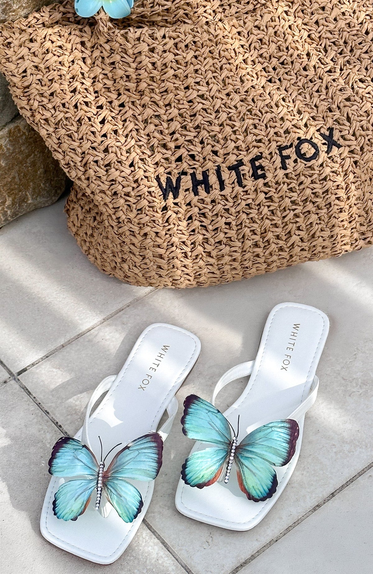 Trending Noelle Sandals WhiteAqua