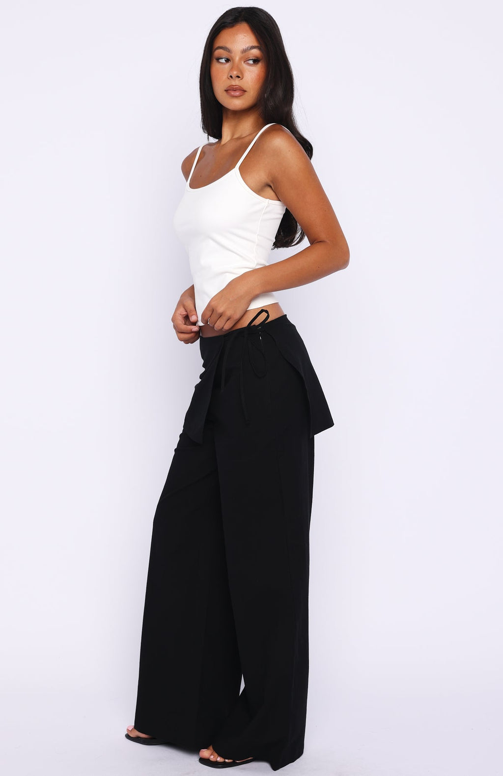 Trending Off Beat Pants Black