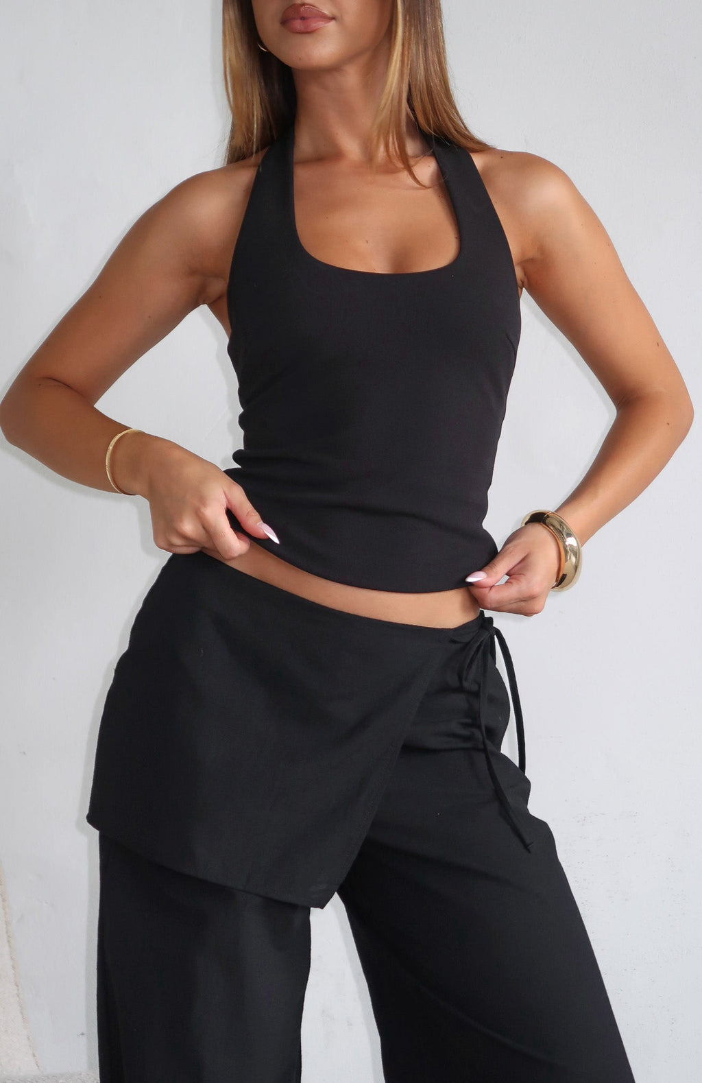 Trending Off Beat Pants Black