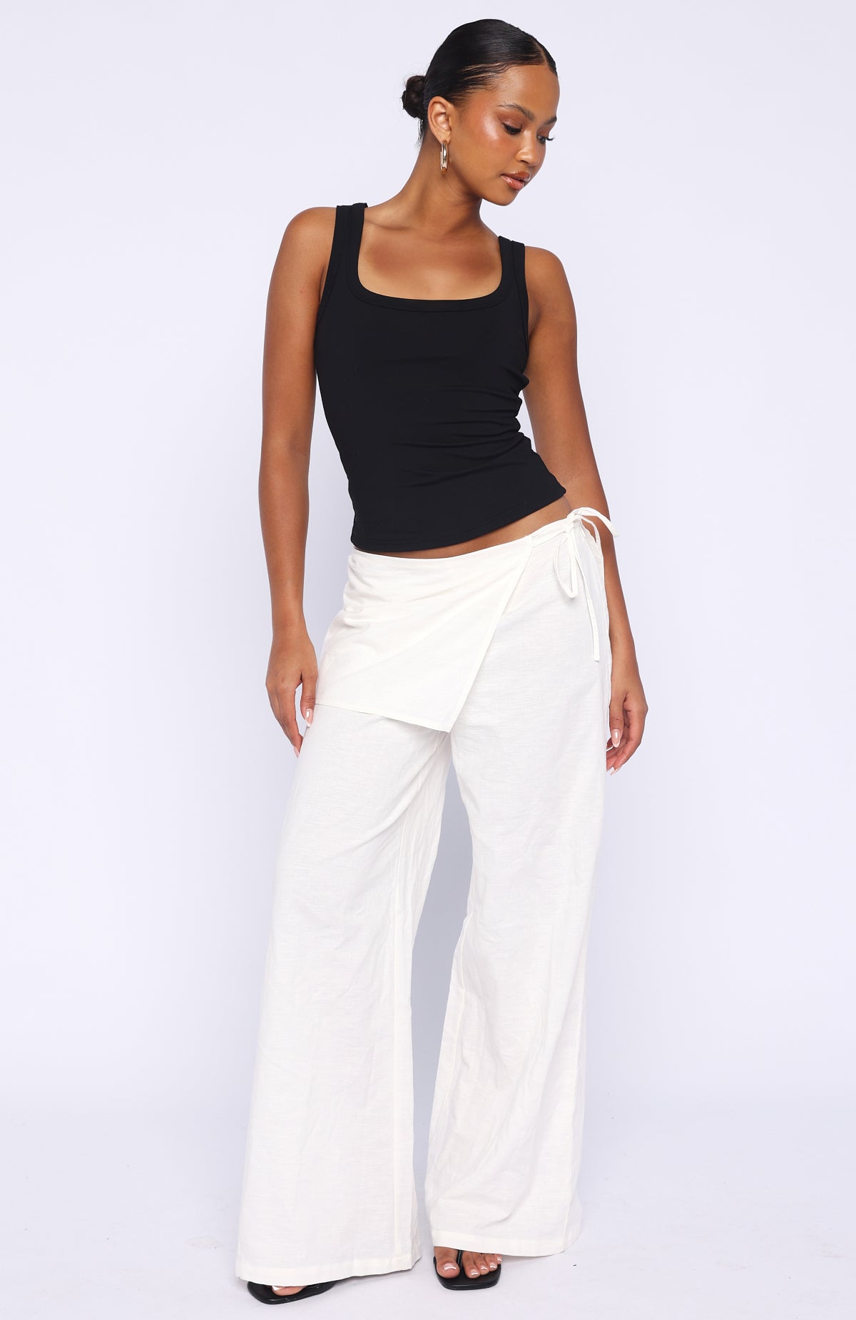 Trending Off Beat Pants Off White