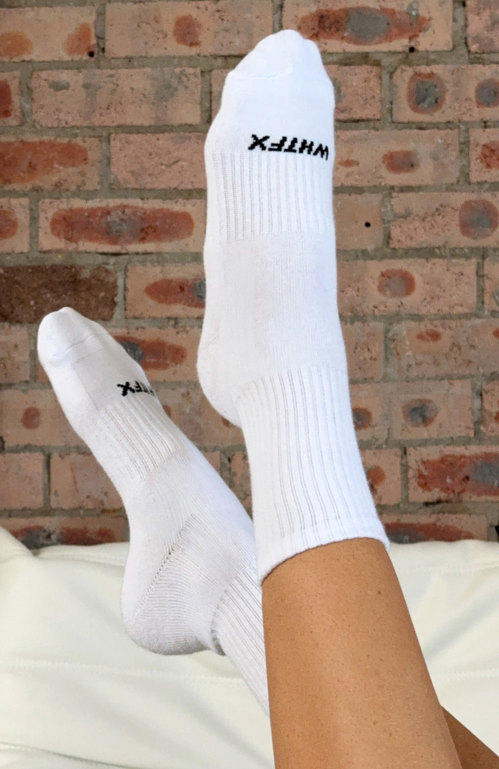 Trending One More Look Socks White