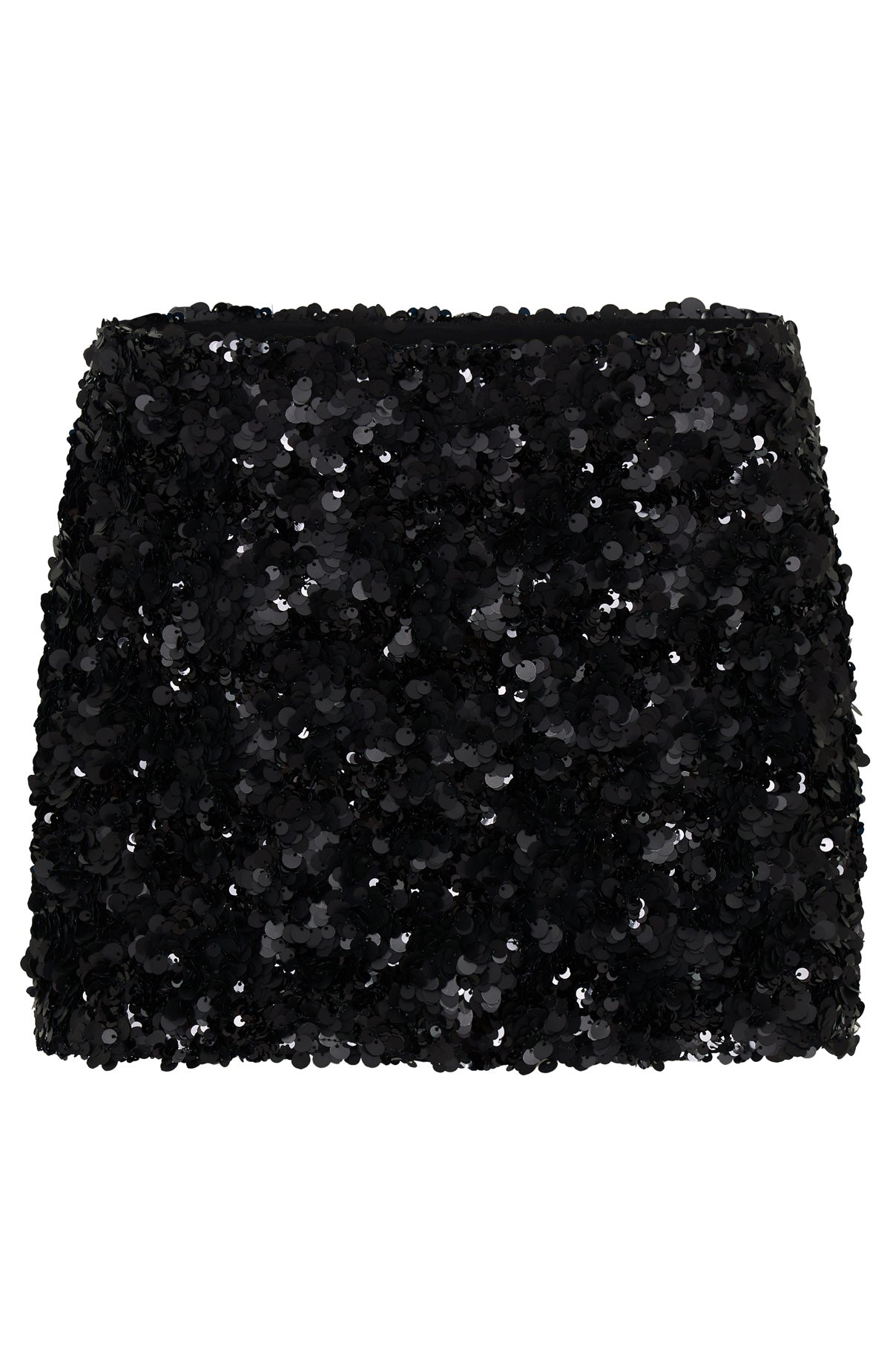 Trending Party Mode Sequin Mini Skirt Black