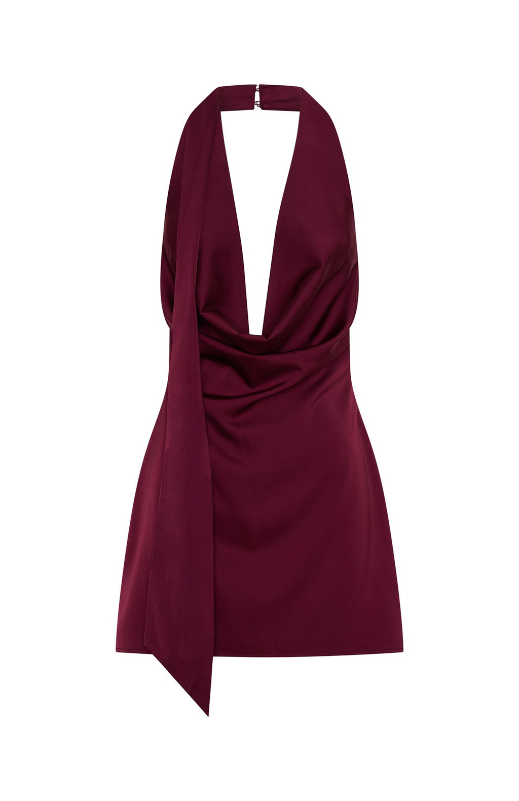 Trending Party Never Stops Mini Dress Burgundy