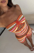 Trending Past Curfew Strapless Knit Top Sugar And Sweets