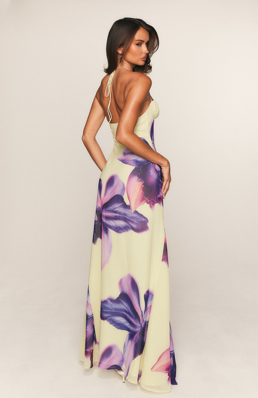 Trending Plus One Maxi Dress Amethyst Petal