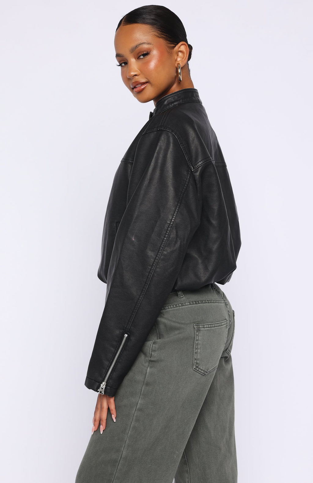 Trending Put In Effort Jacket Black