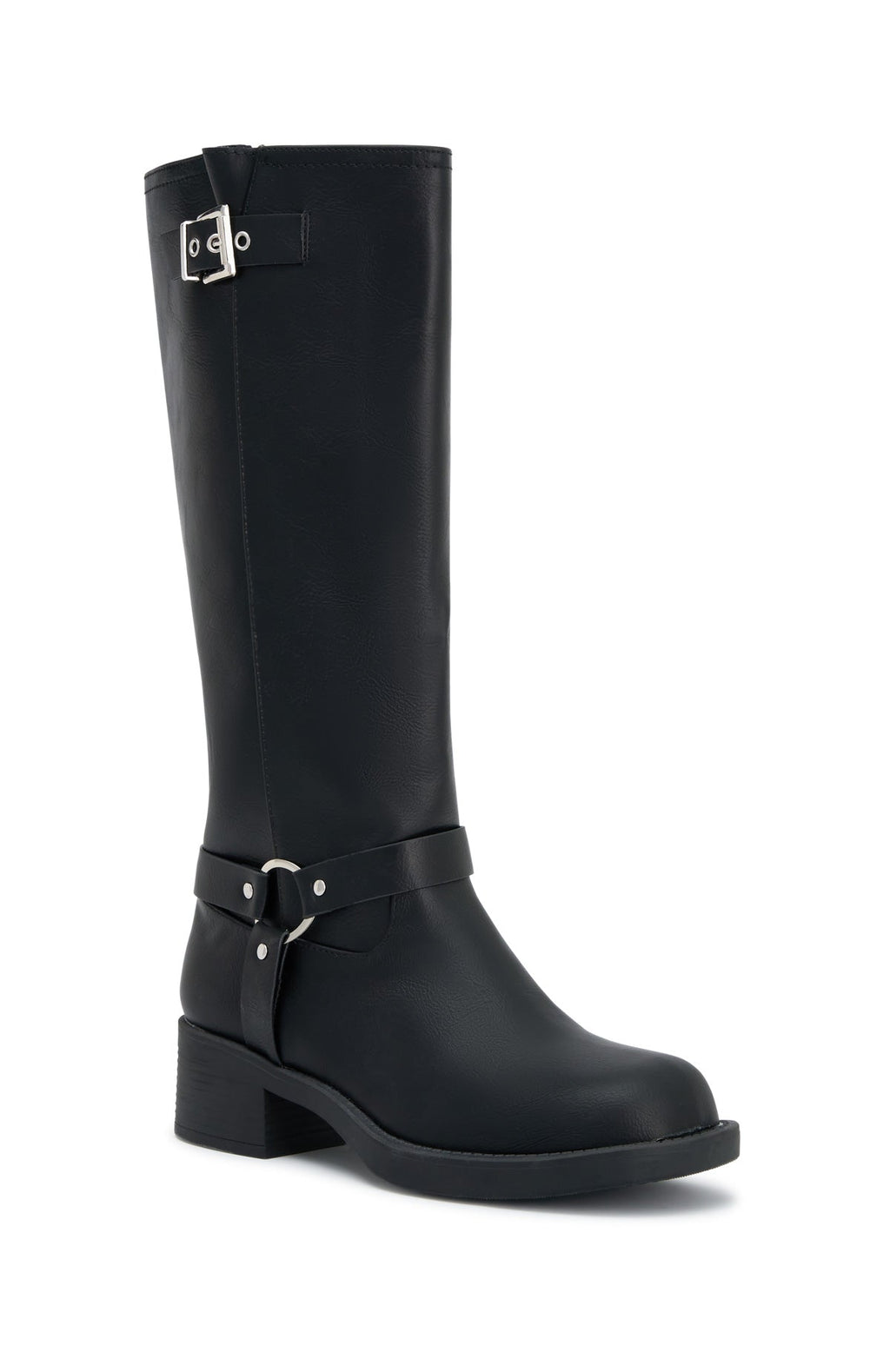 Trending Rafferty Knee High Boots Black PU
