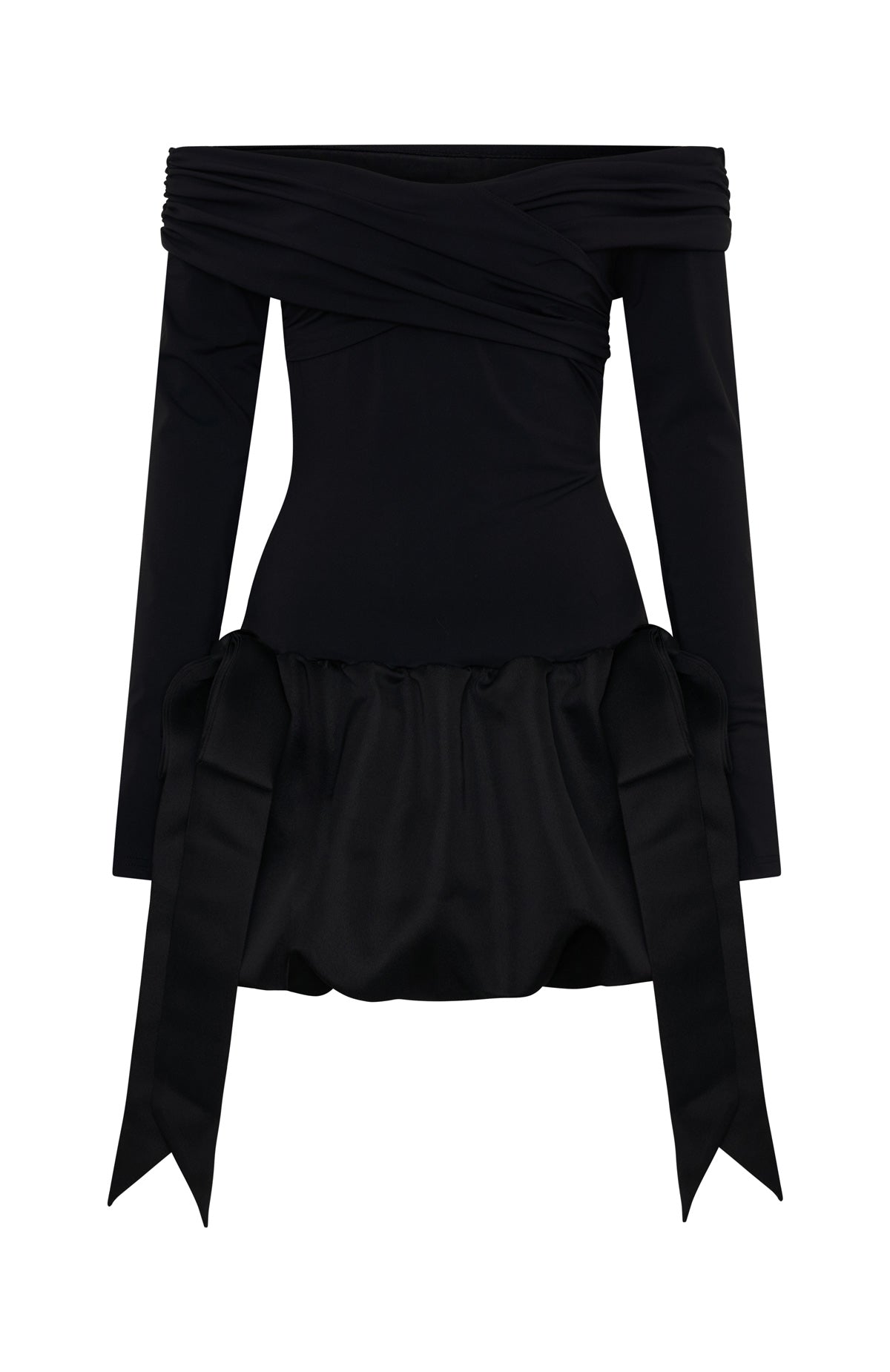 Trending Raise Hell Long Sleeve Mini Dress Black