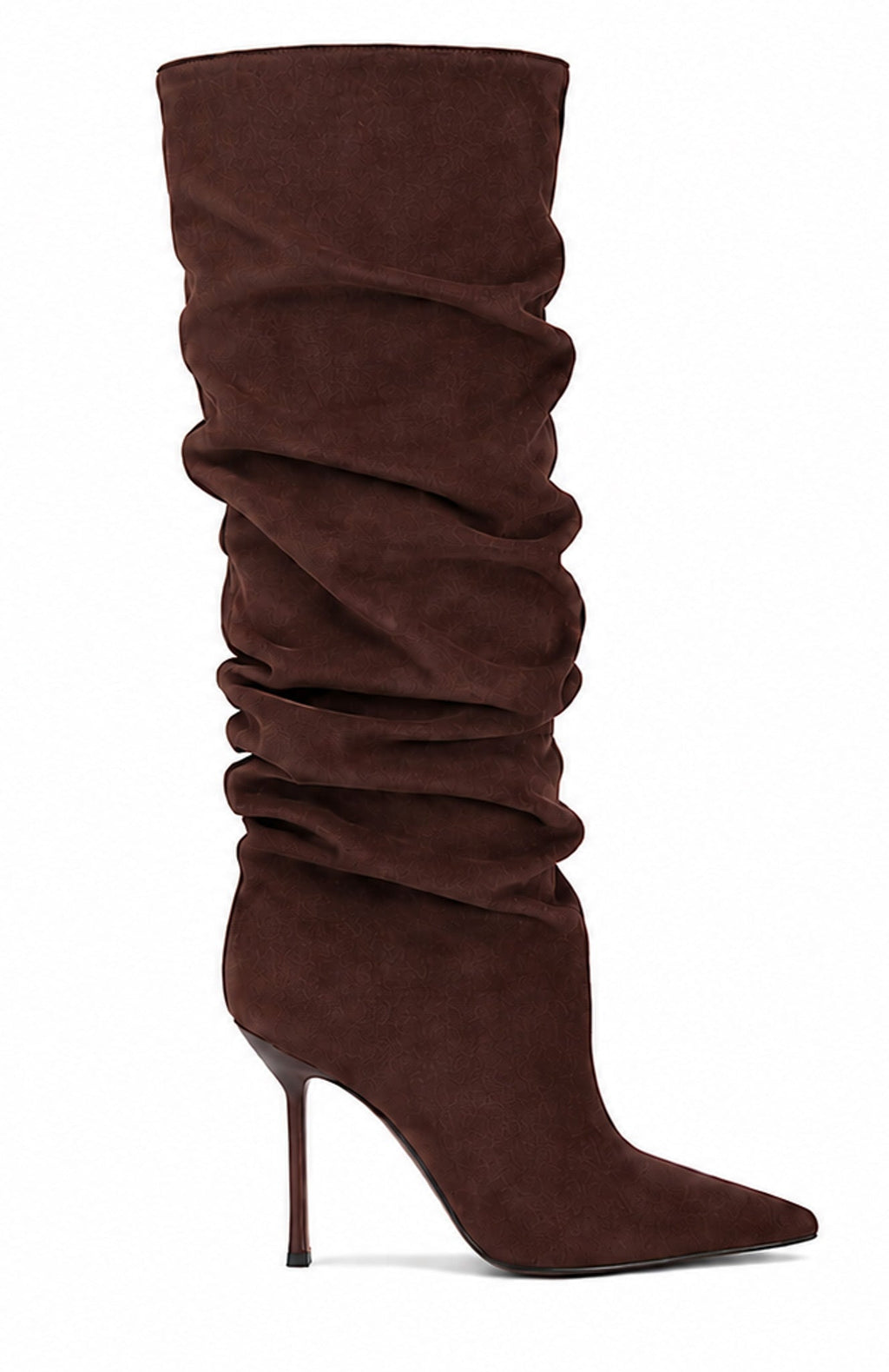 Trending Redford Knee High Boots Chocolate