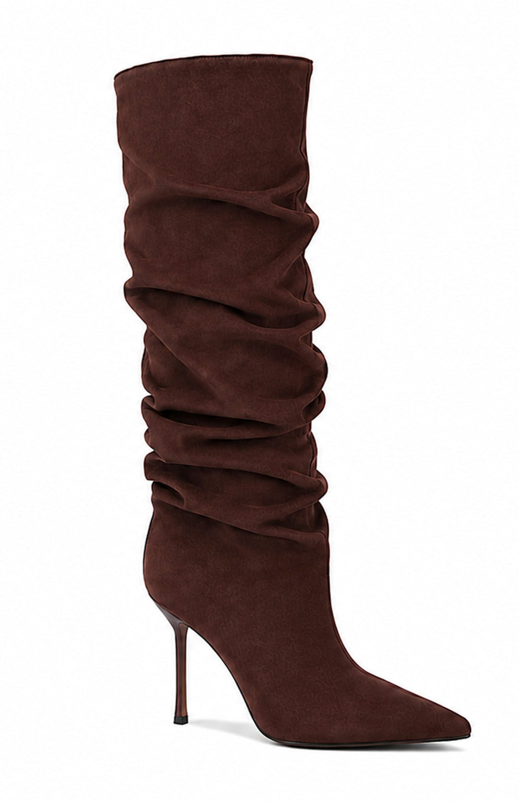 Trending Redford Knee High Boots Chocolate
