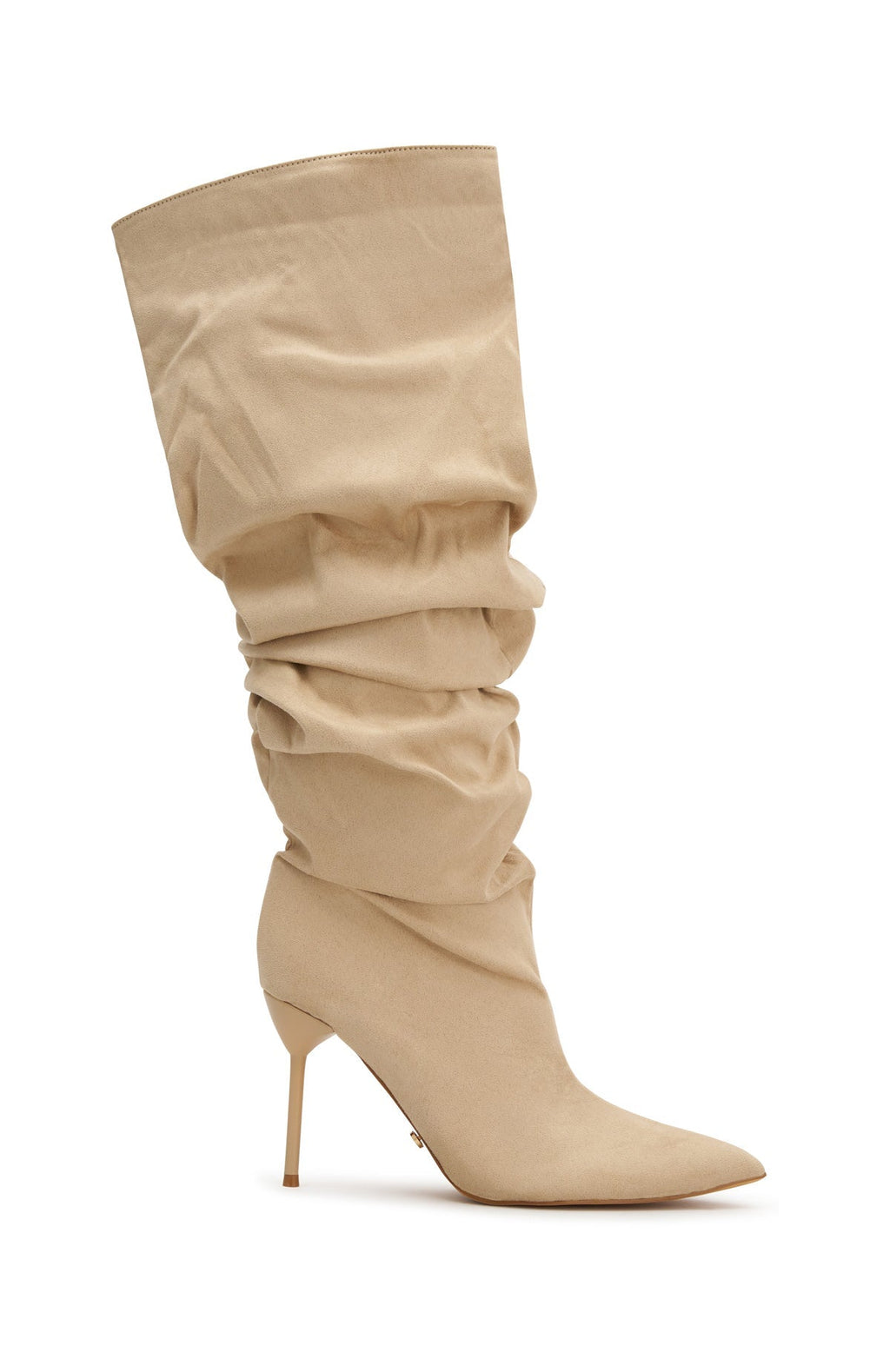 Trending Redford Knee High Boots Sand
