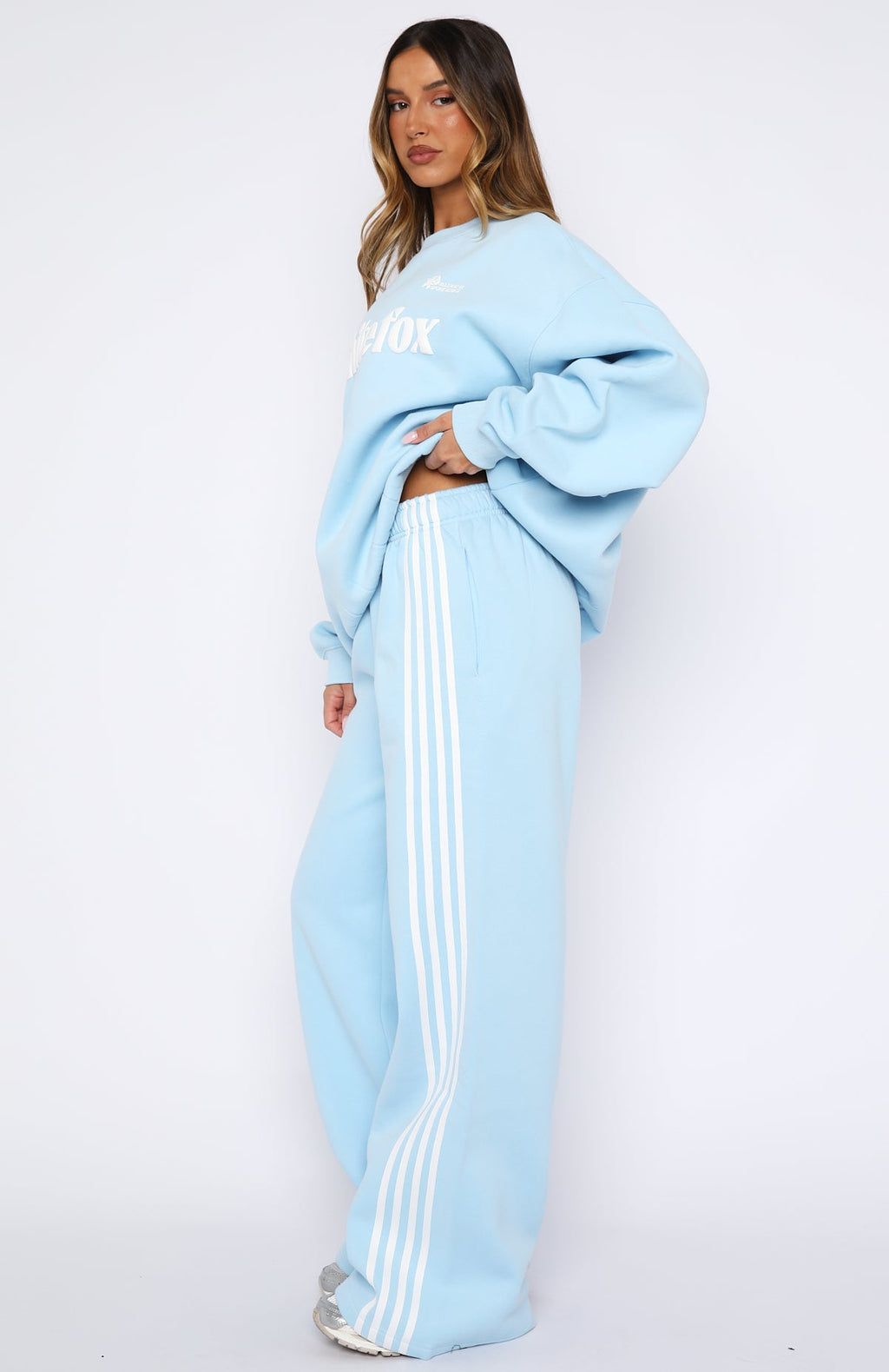 Trending Release 15 Asalia Wide Leg Sweatpants Blue