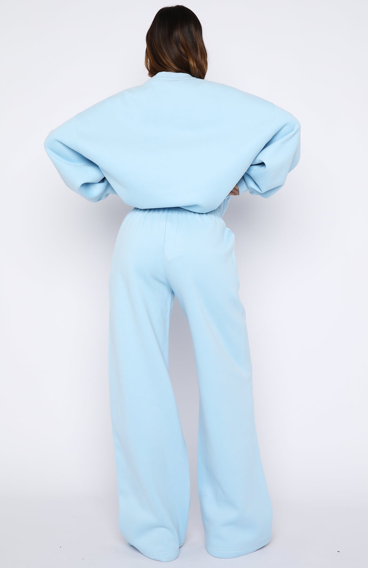 Trending Release 15 Asalia Wide Leg Sweatpants Blue