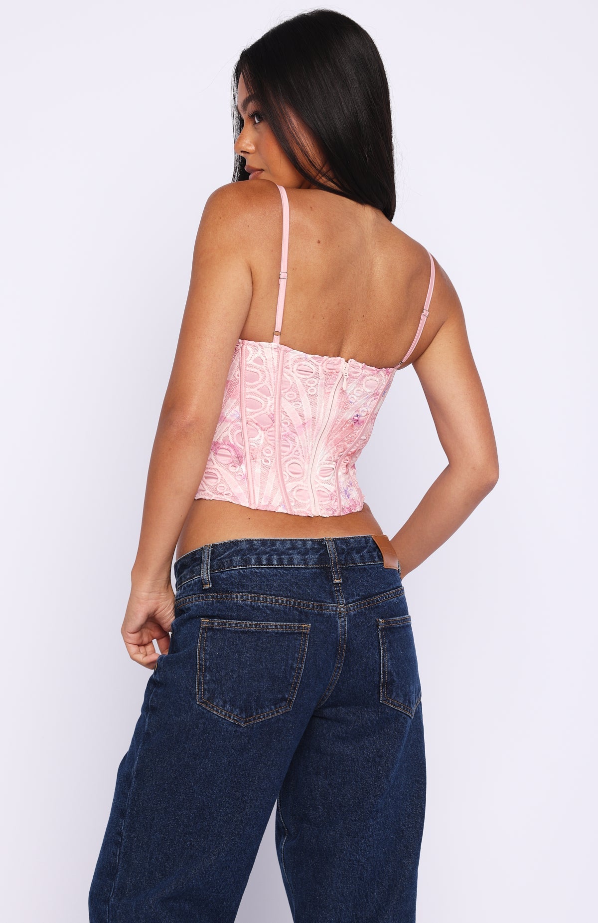 Trending Resort Getaway Bustier Pink