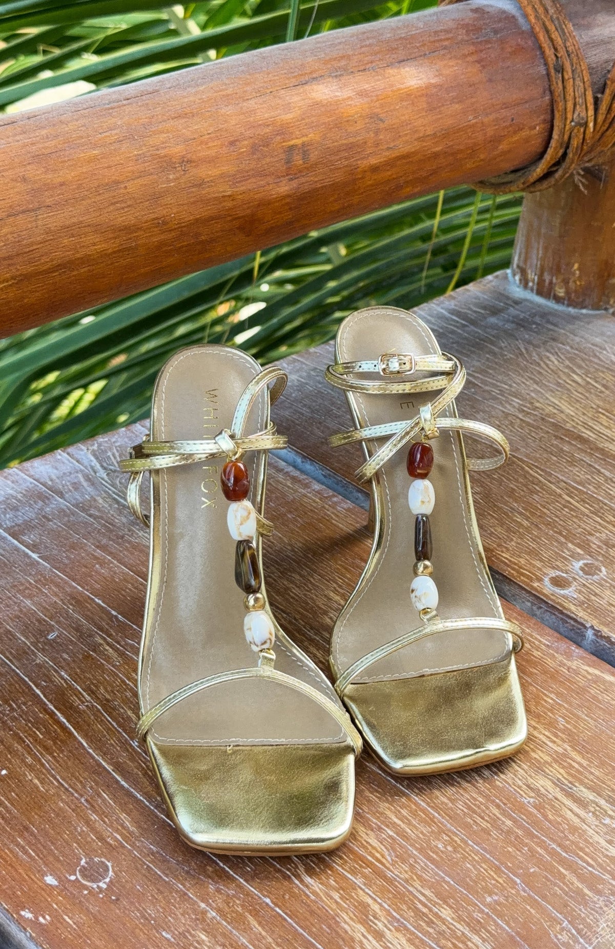 Trending Robbie Heels Light Gold PU