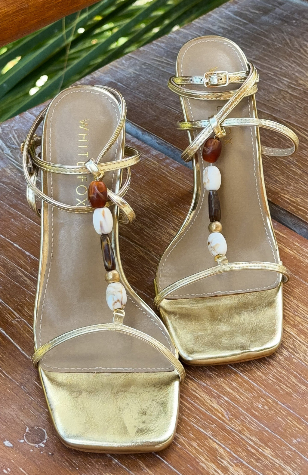 Trending Robbie Heels Light Gold PU