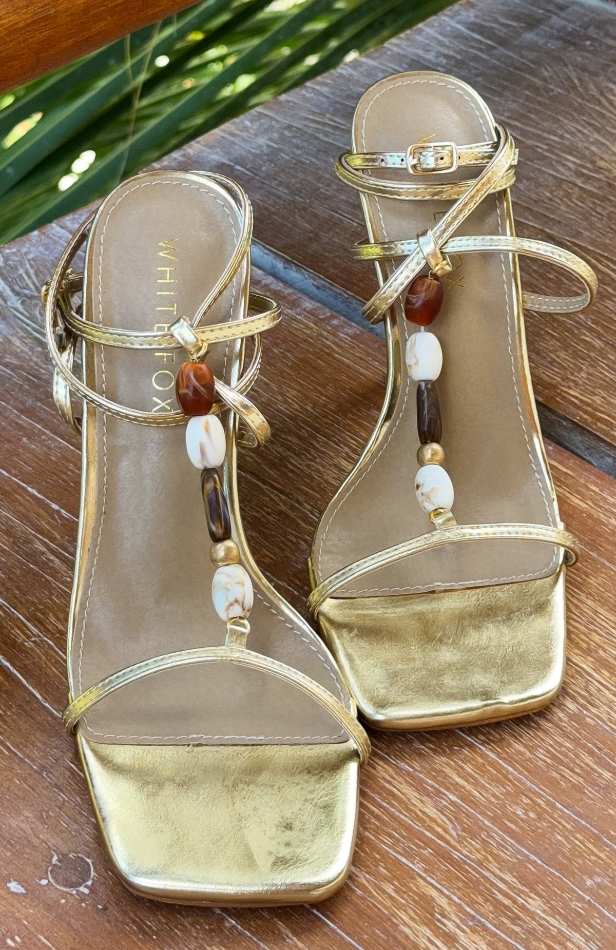 Trending Robbie Heels Light Gold PU