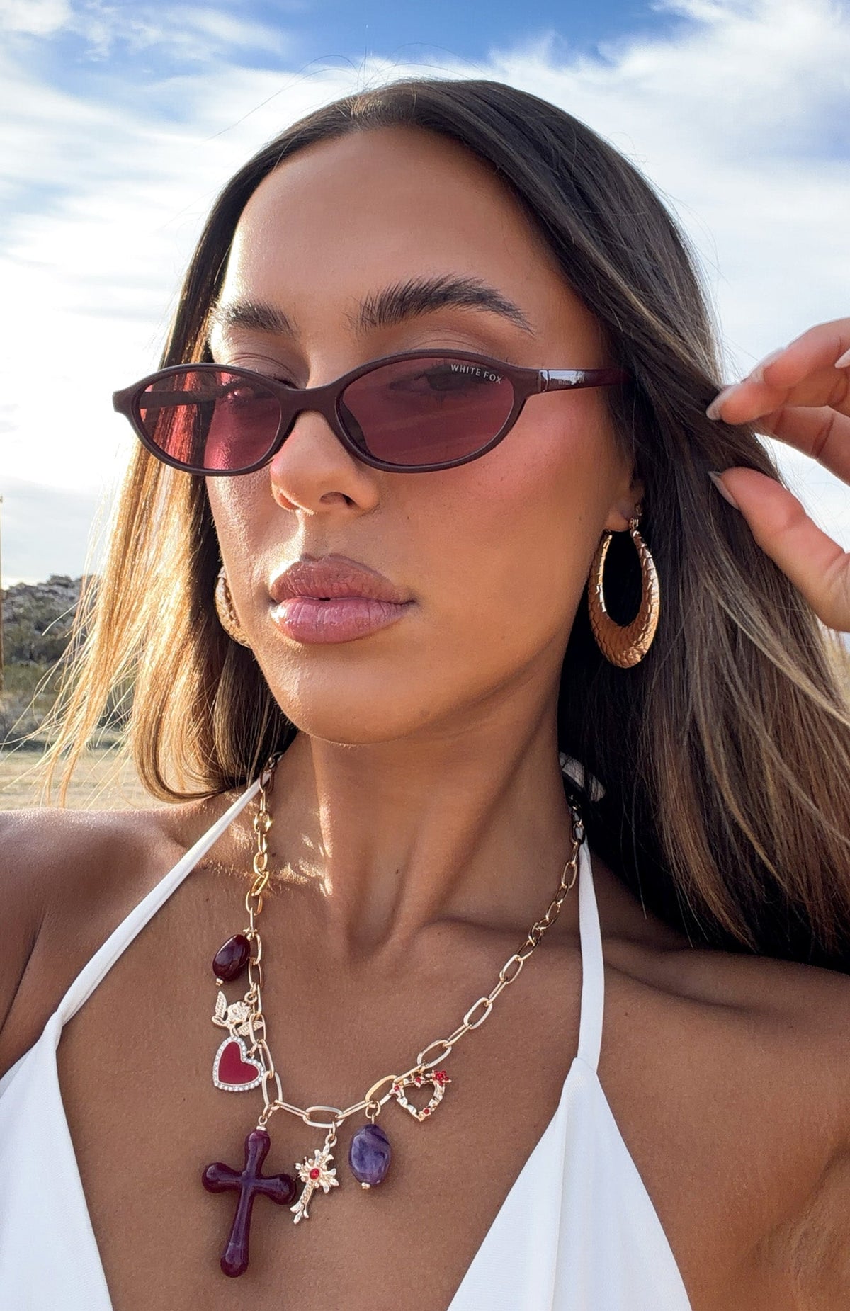 Trending Robert Sunglasses Burgundy