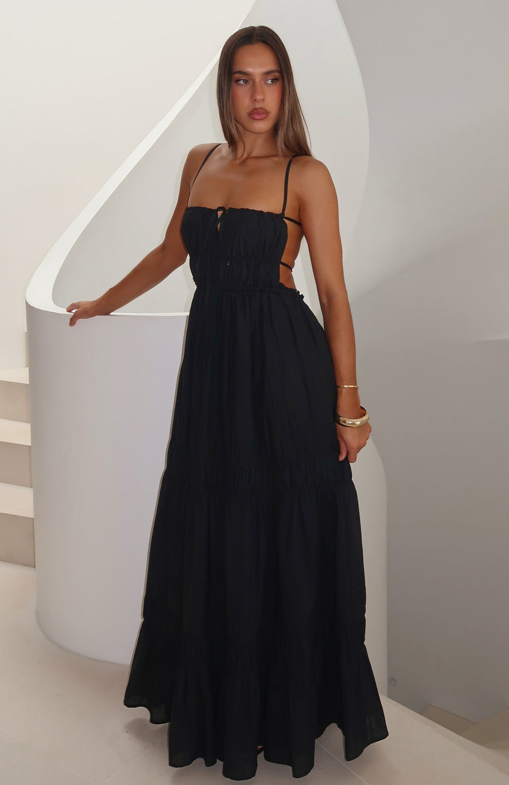 Trending Rumour Has It Maxi Dress Black