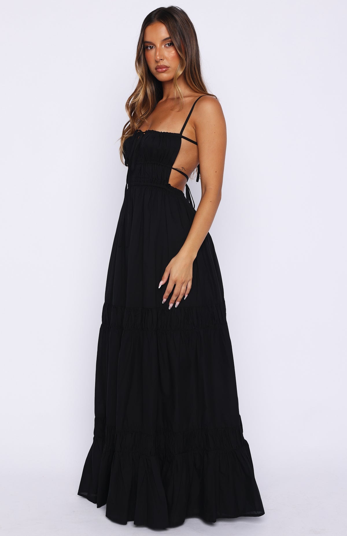 Trending Rumour Has It Maxi Dress Black
