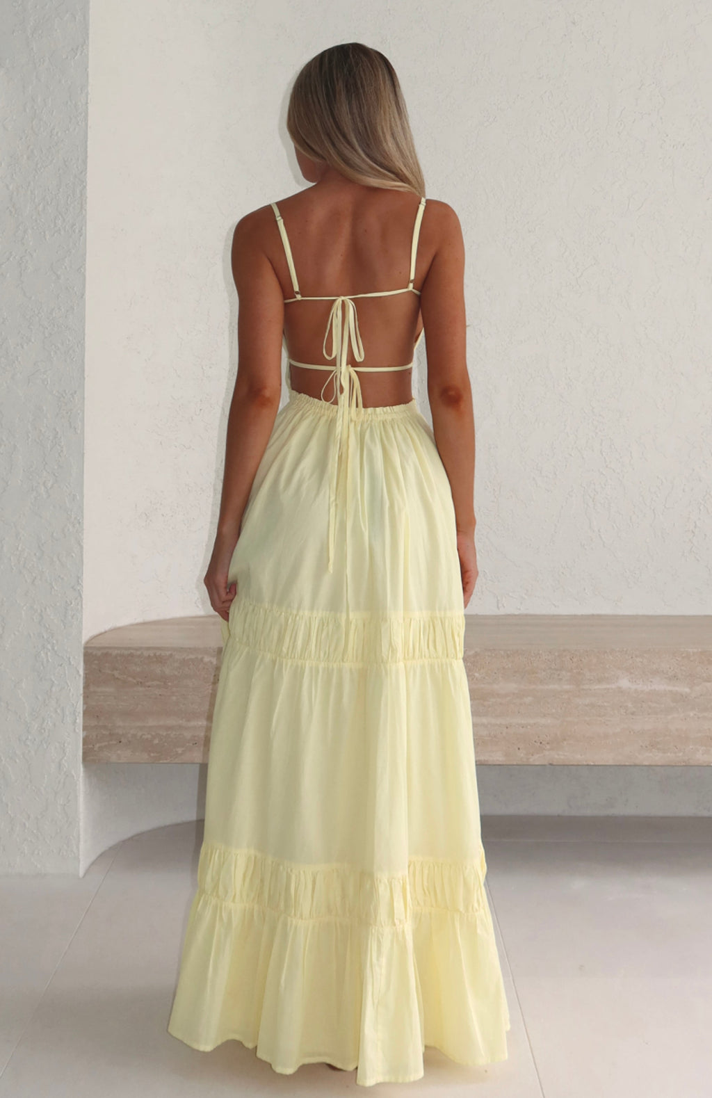Trending Rumour Has It Maxi Dress Lemon