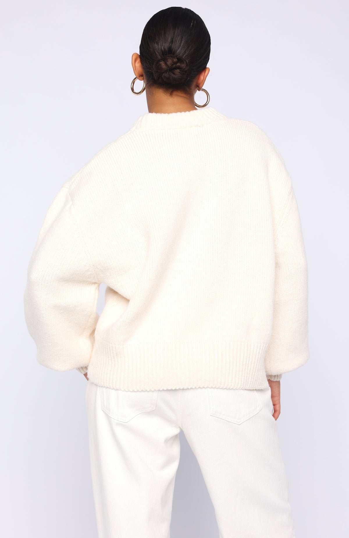 Trending Sashi Knit Sweater Winter White