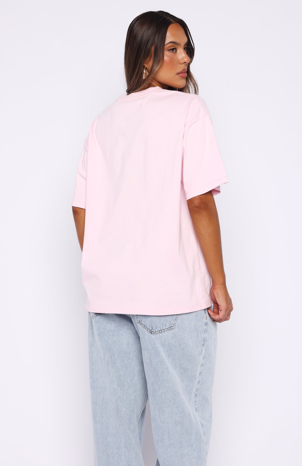 Trending Seeing Stars Oversized Tee Pink