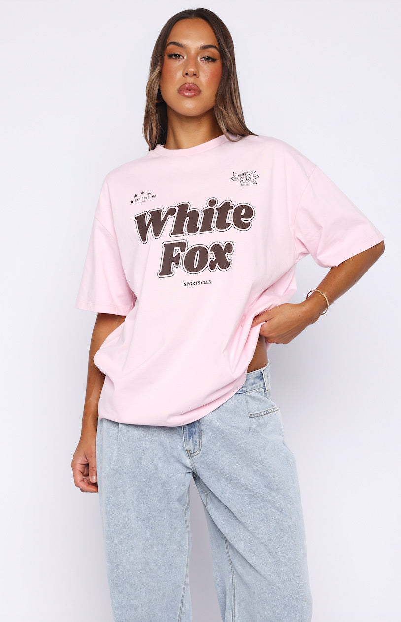 Trending Seeing Stars Oversized Tee Pink