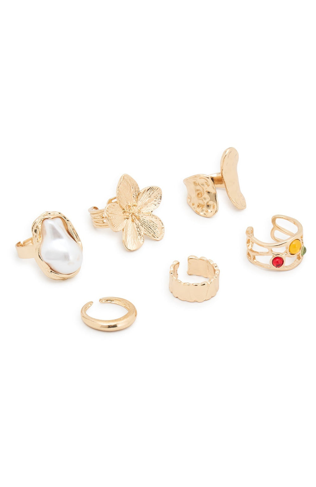 Trending Signe Ring Set Gold