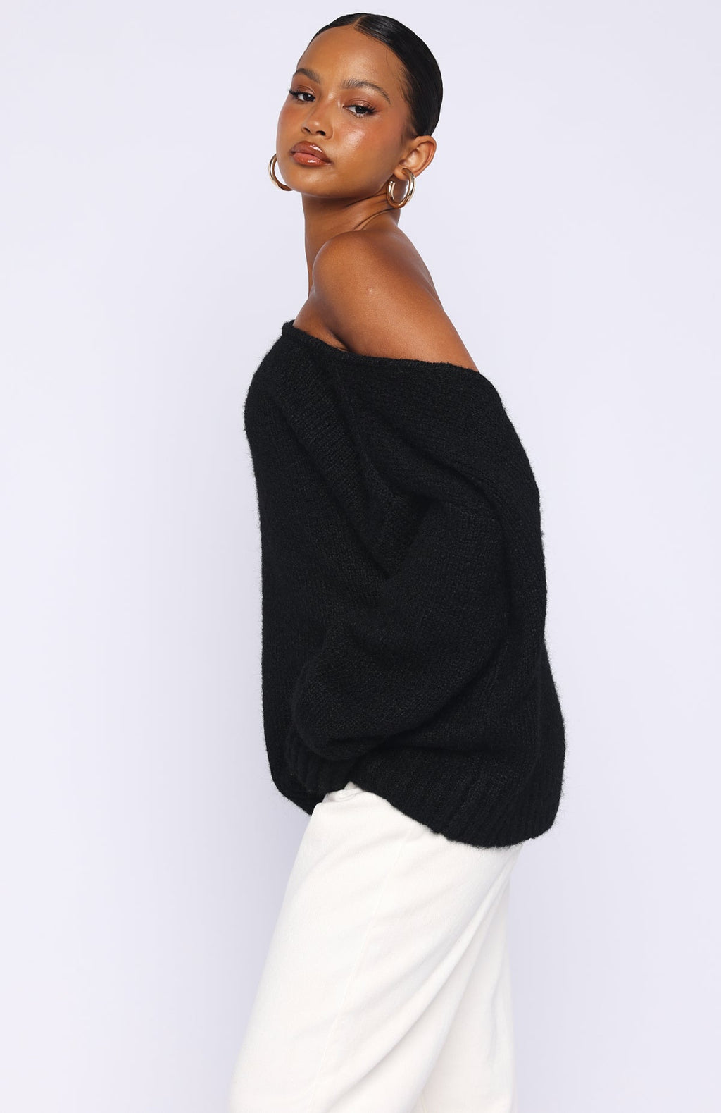 Trending Softer Love Knit Sweater Black