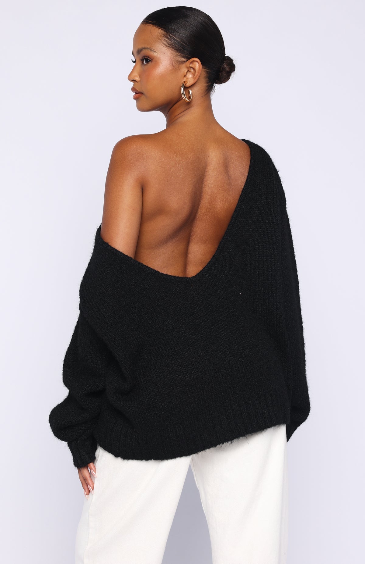 Trending Softer Love Knit Sweater Black