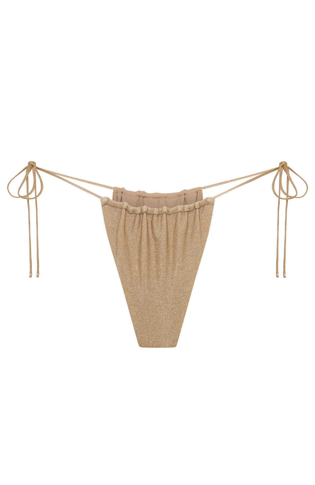 Trending Sorano Bikini Bottoms Gold Shimmer