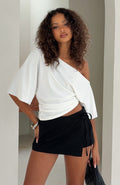Trending Speak Up Wrap Skort Black