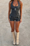 Trending In The Crowd Shorts Charcoal