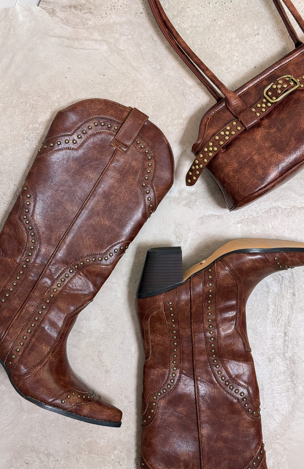 Trending Sadie Cowboy Boots Vintage Chocolate