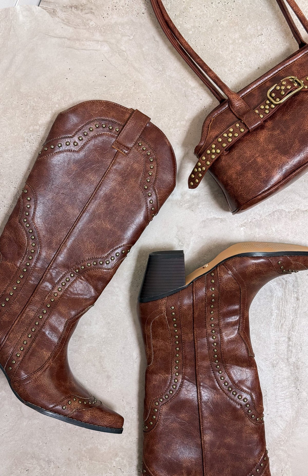 Trending Sadie Cowboy Boots Vintage Chocolate