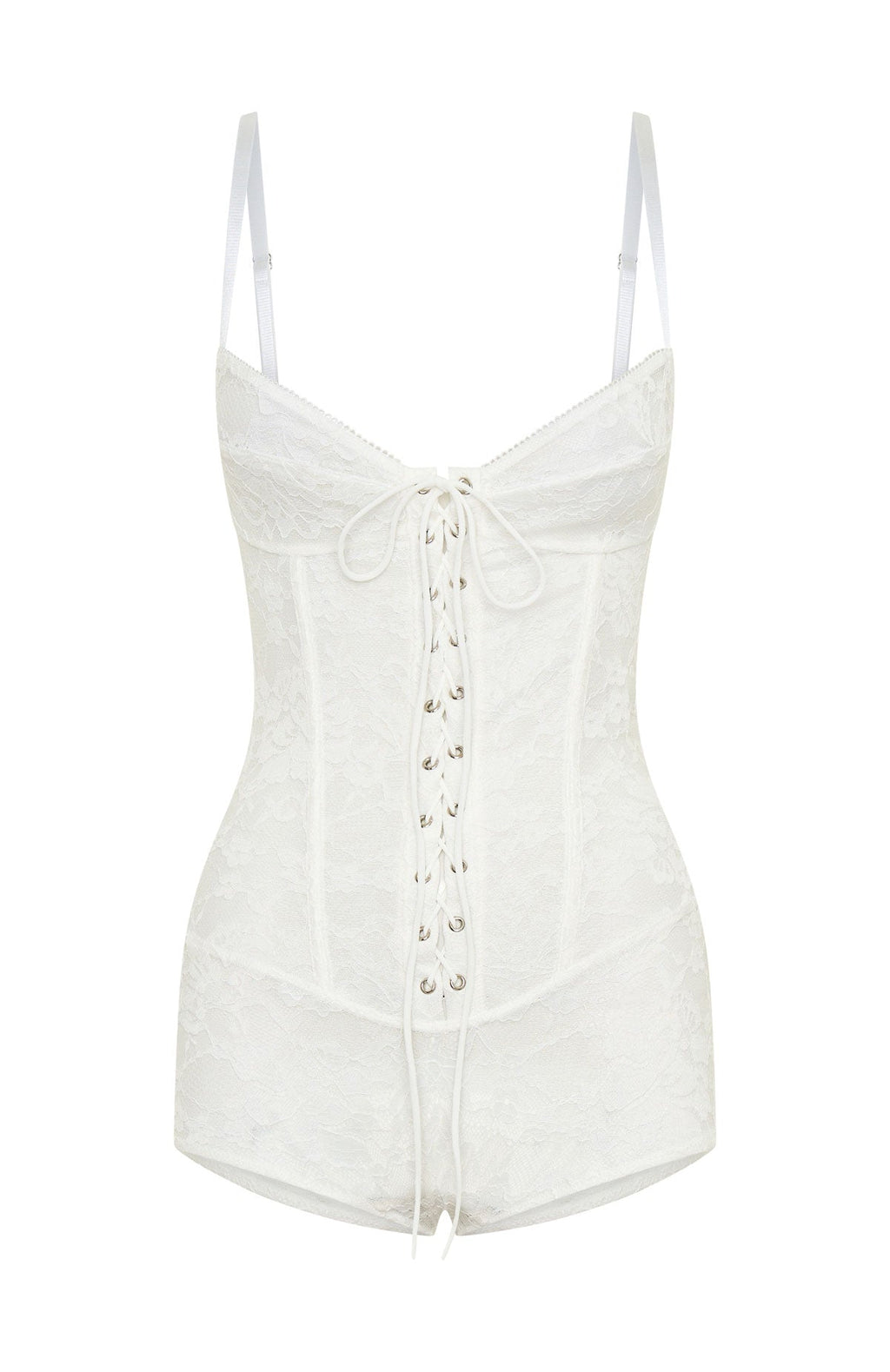 Trending Stepped Out Playsuit White