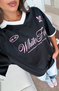 Trending Stolen Glances Oversized Jersey Black