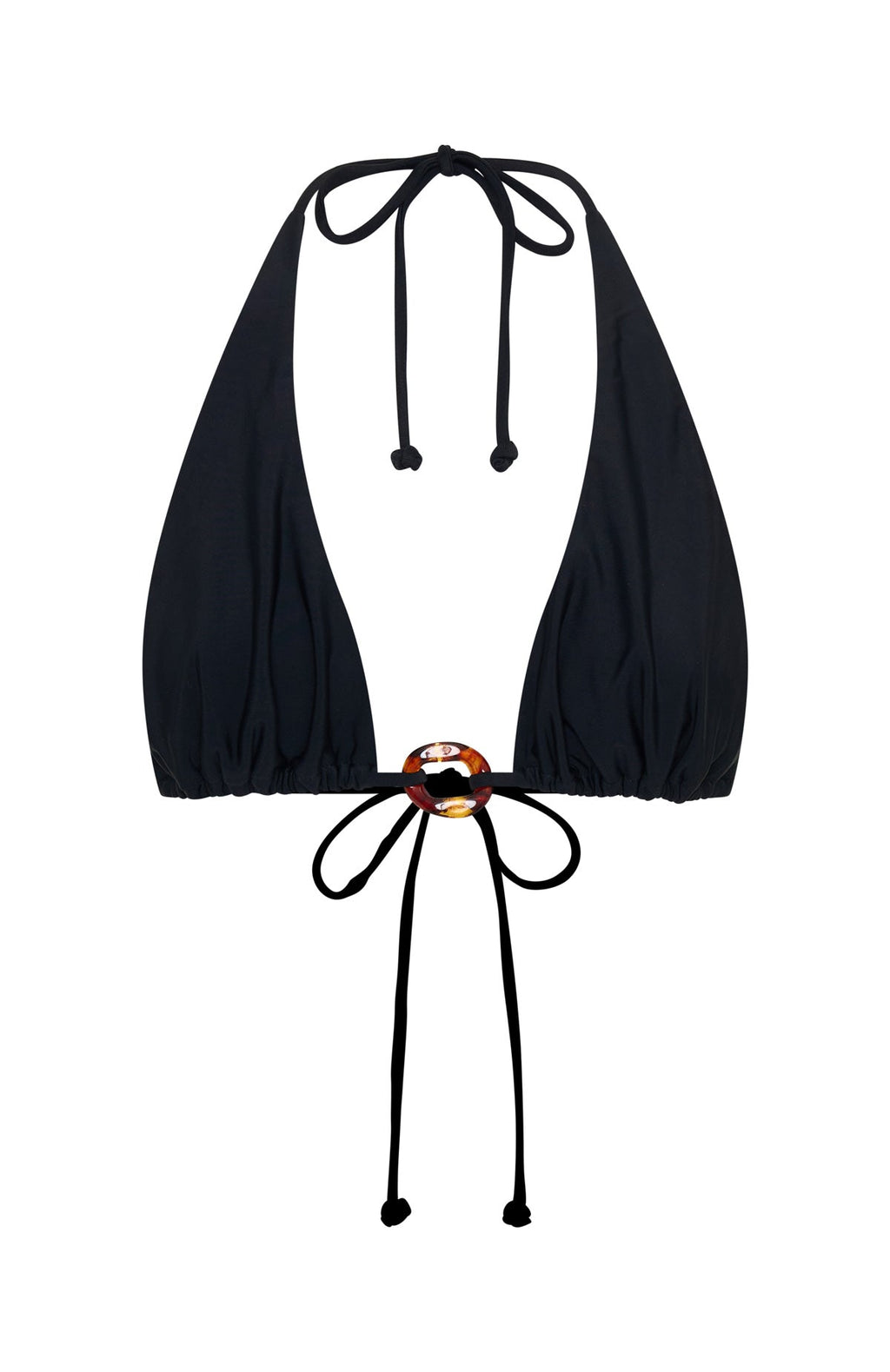 Trending Stormy Bikini Top Black
