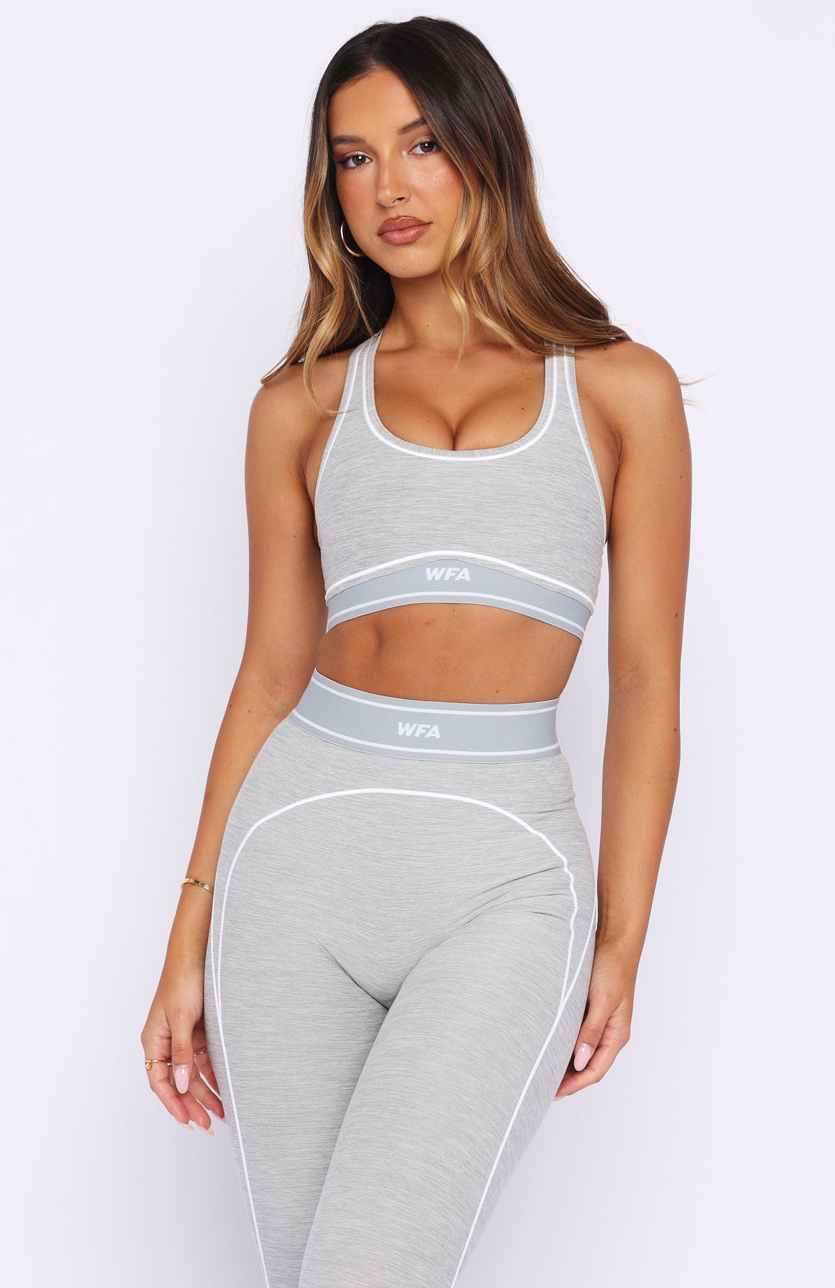 Trending Strategy Sports Bra Grey Marle