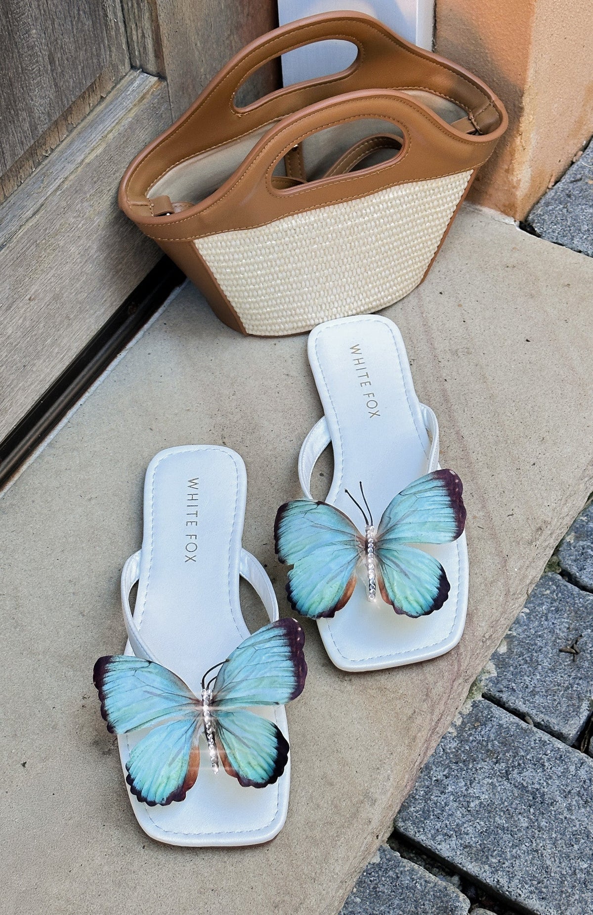 Trending Noelle Sandals WhiteAqua