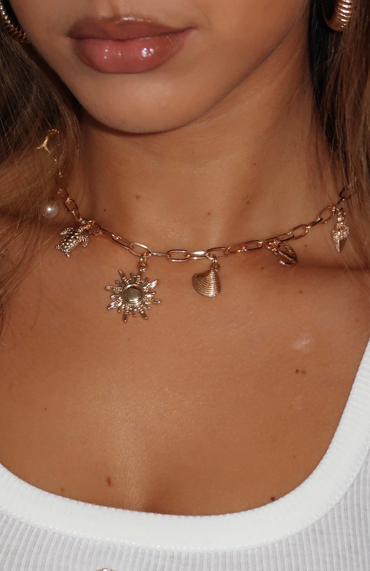 Trending Mayer Necklace 3 Piece Set Gold