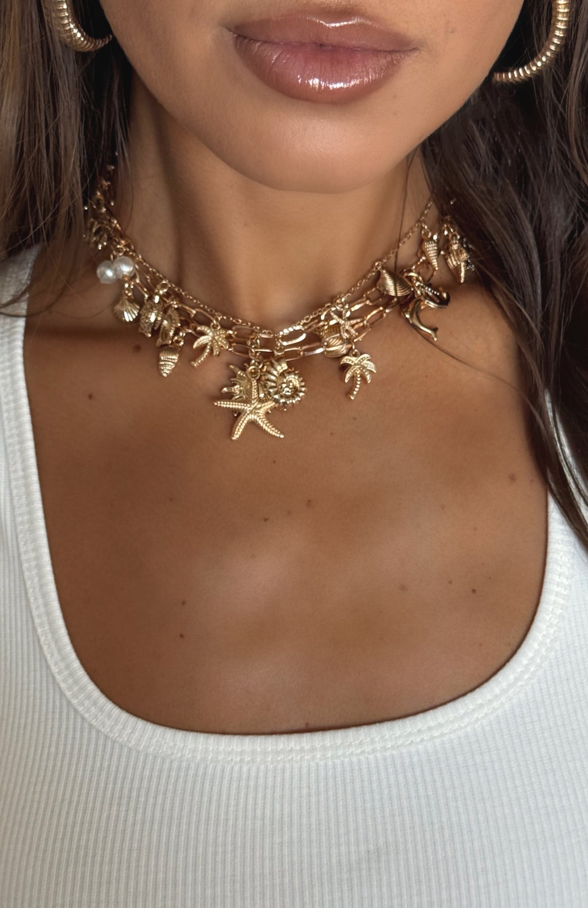 Trending Mayer Necklace 3 Piece Set Gold