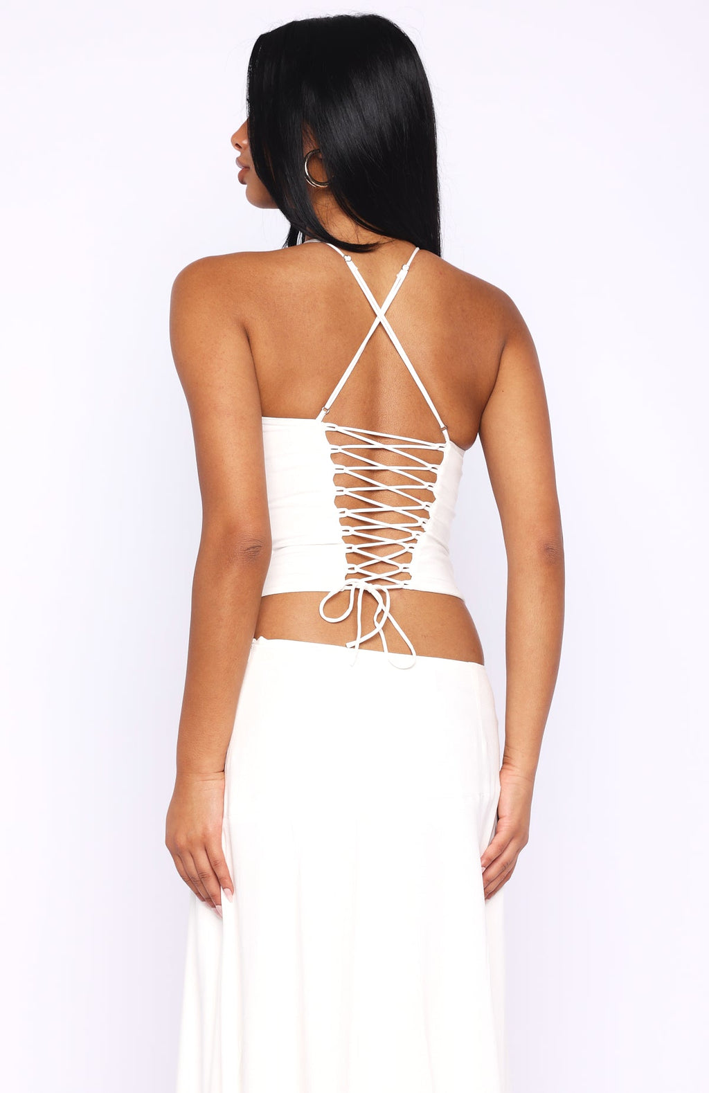 Trending Sunbliss Halter Top White