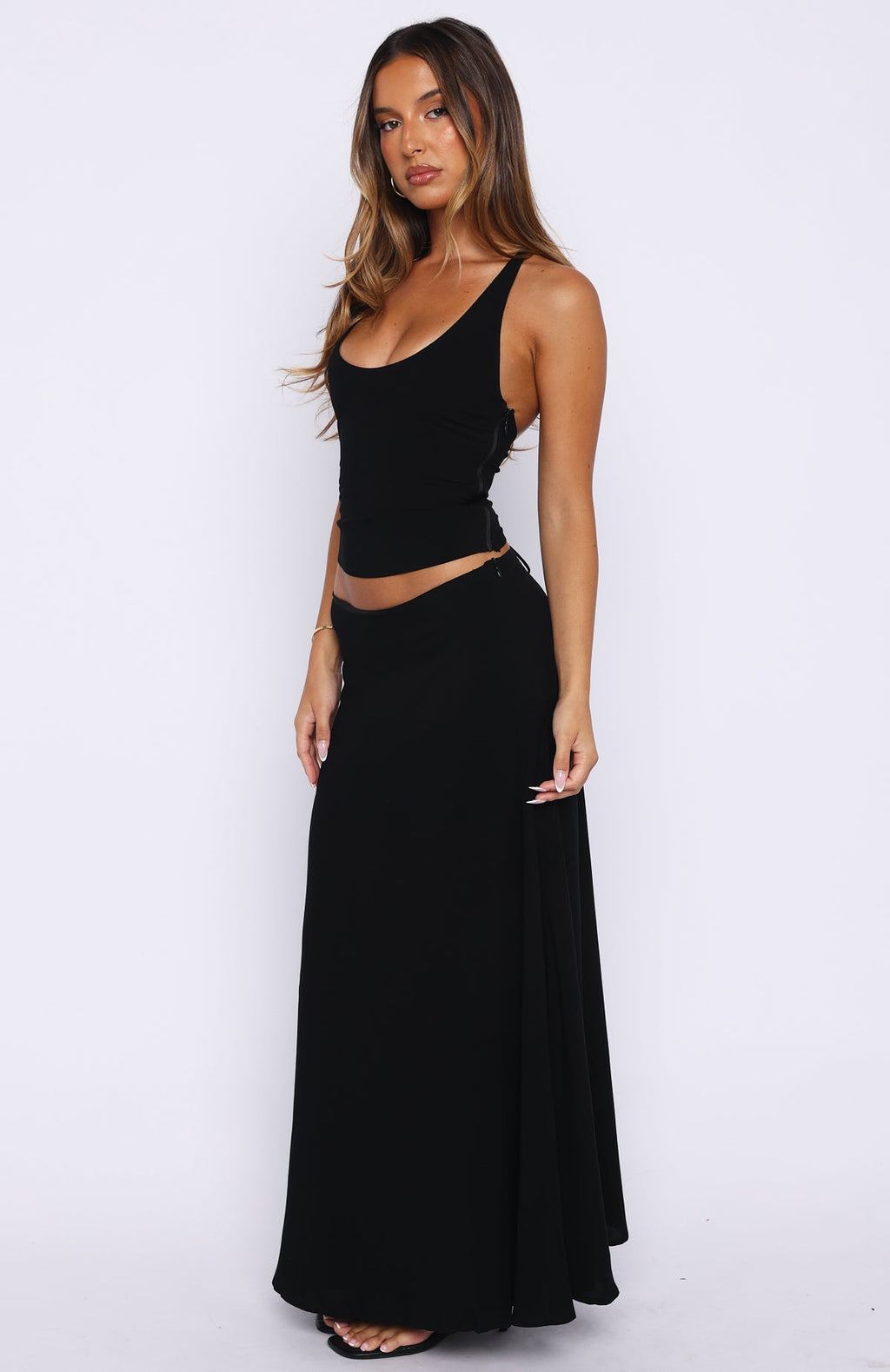 Trending Sunbliss Maxi Skirt Black