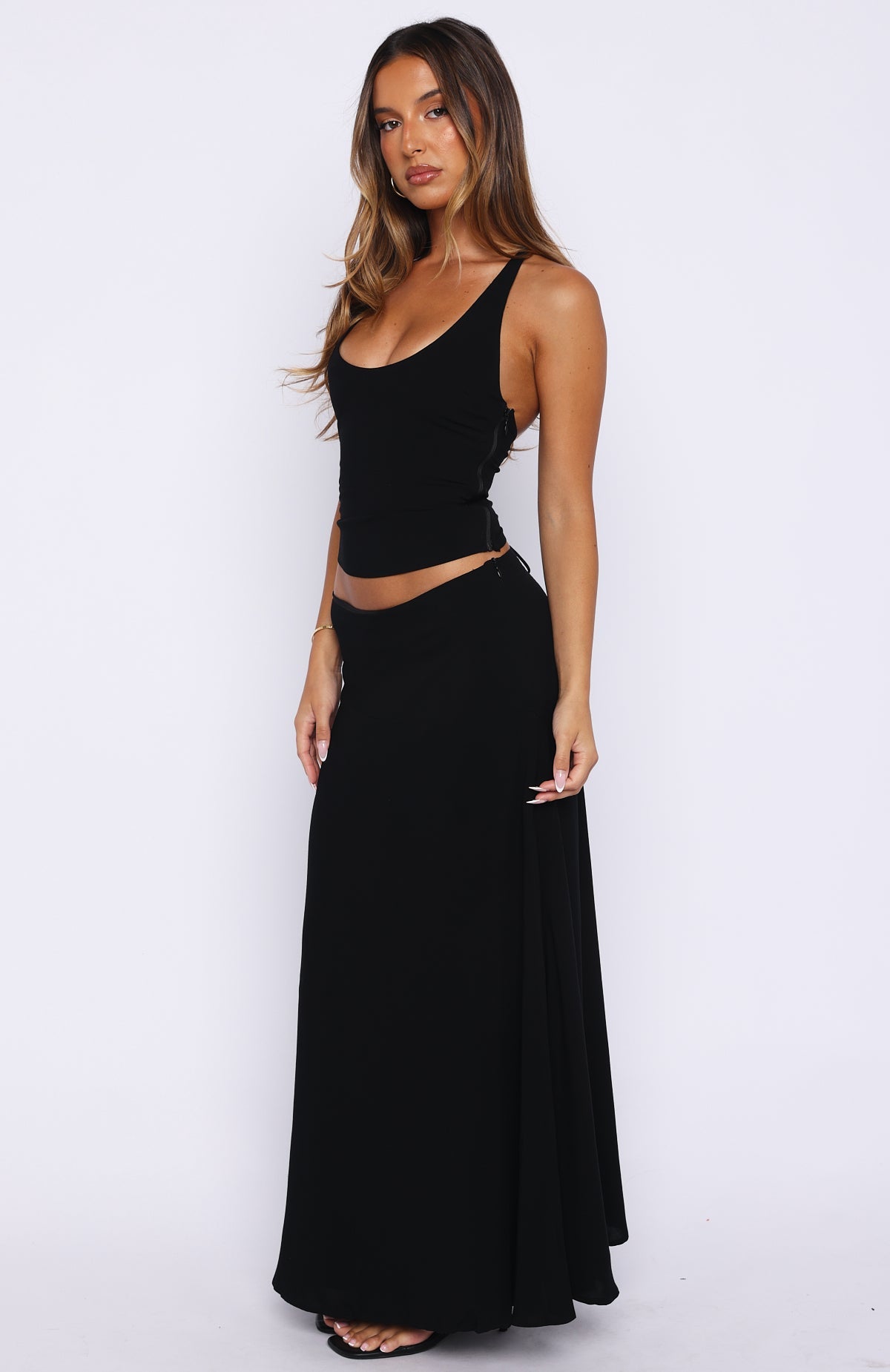 Trending Sunbliss Maxi Skirt Black