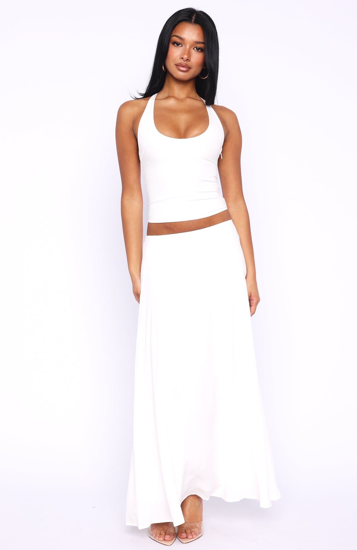 Trending Sunbliss Maxi Skirt White